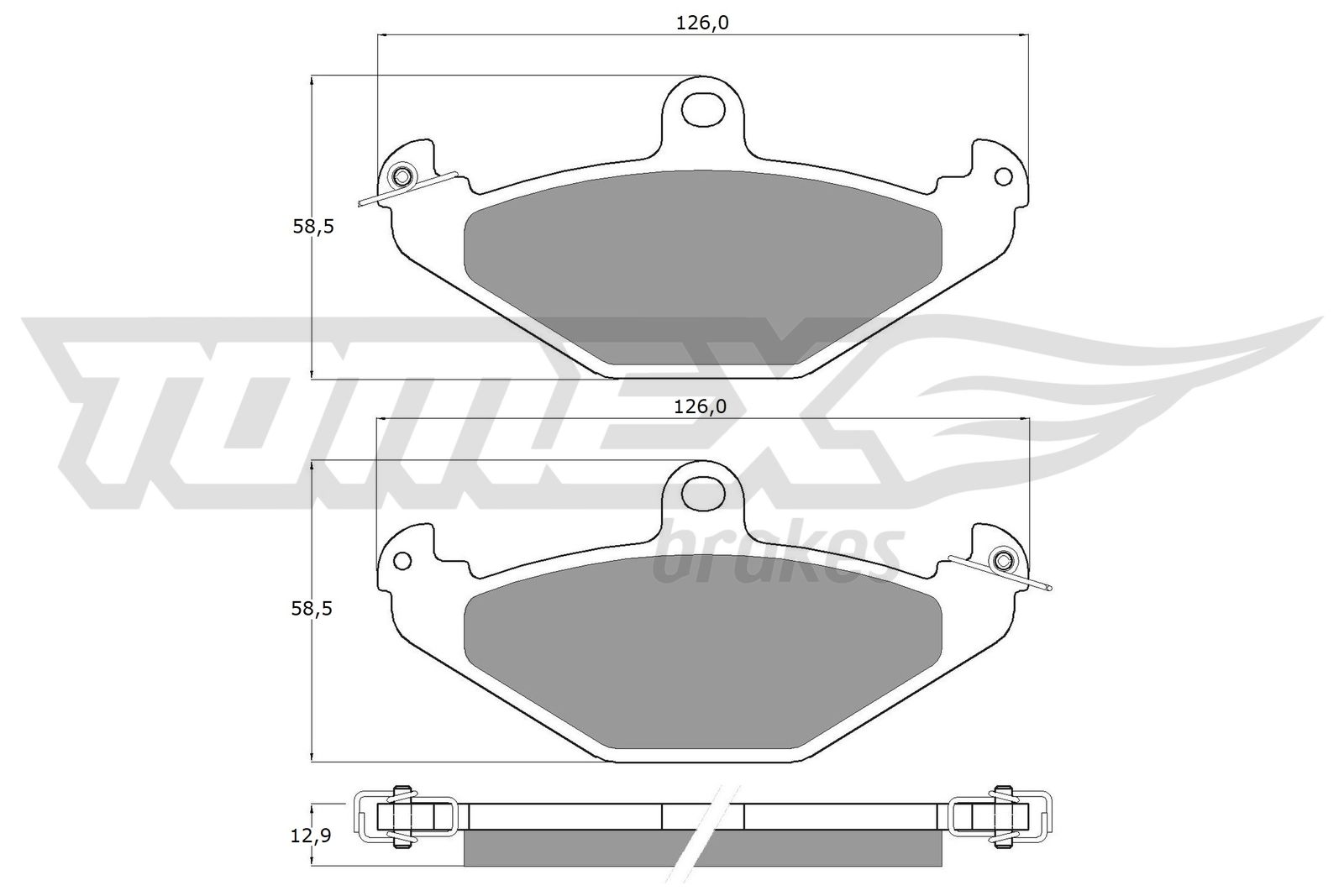 TOMEX Brakes TX 12-371 Sada...